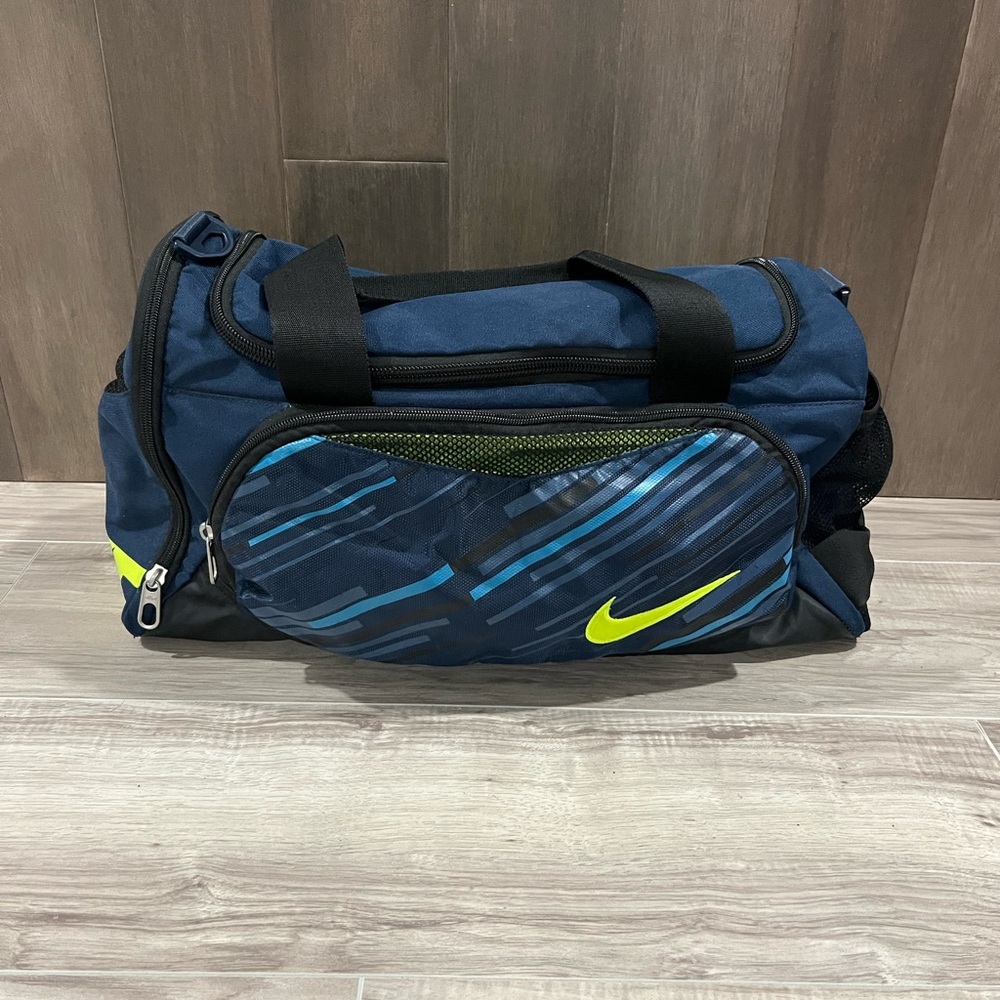 Nike Blue and Black Men's Sports Bag